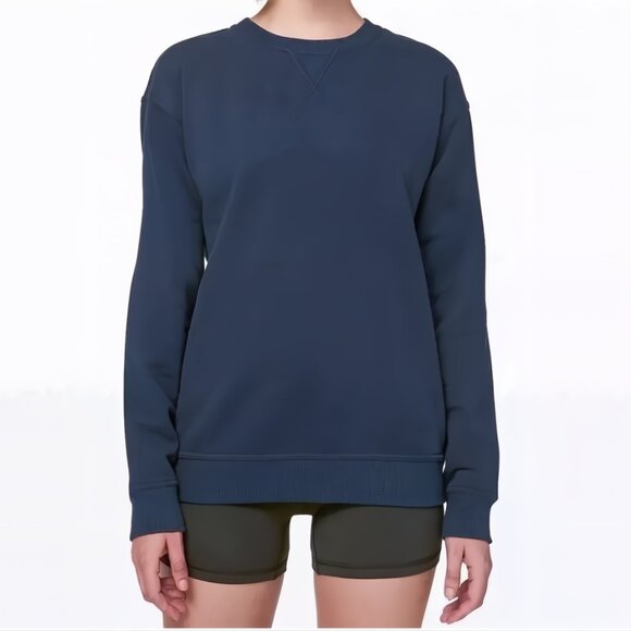 NEW lululemon Size 6 Women's All Yours Crew - Night Sea Deep Blue - Picture 1 of 3
